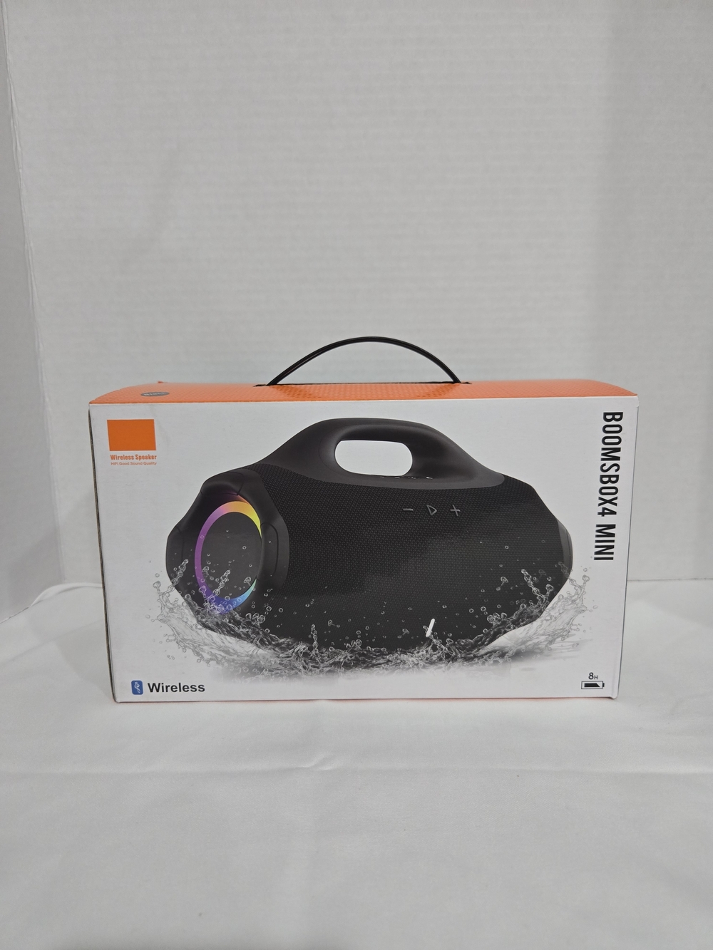 BOOMSOX4 MINI Wireless Speaker - Black with RGB Ring